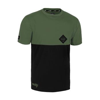 
                 ROCDAY Tricou de ciclism cu mânecă scurtă - DOUBLE - verde/negru  
            