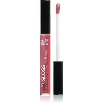Avon Ultra Colour Shine lip gloss nutritiv culoare Peony Blush 7 ml