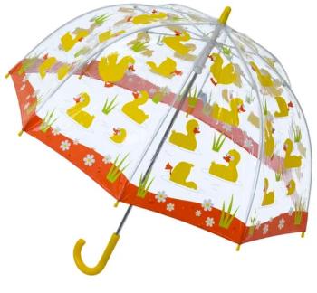 Blooming Brollies Umbrelă transparentă pentru Kids Buggz Kids Stuff Duck SBUDU