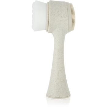 So Eco Facial Cleansing Brush perie pentru curățarea tenului, cu două fețe și mâner compostabil 1 buc