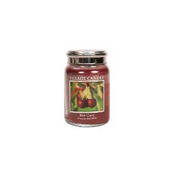 Village Candle Lumânare parfumată în sticlă Black Cherry 602 g