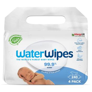 Water Wipes Baby Wipes servetele delicate pentru copii 4x60 buc