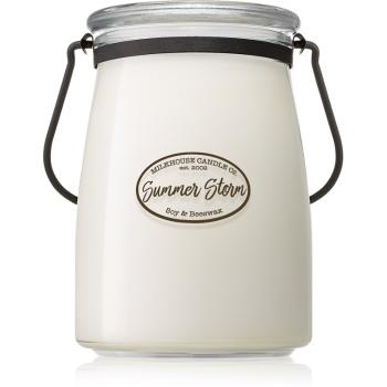 Milkhouse Candle Co. Creamery Summer Storm lumânare parfumată  Butter Jar 624 g