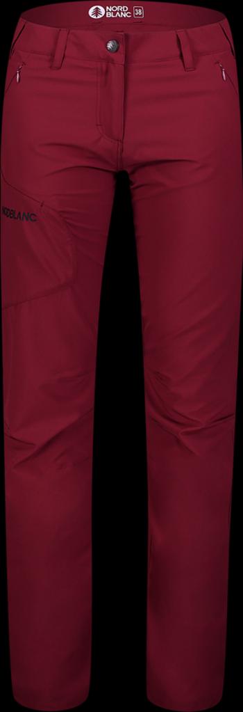 Ușor pentru femei pantaloni de exterior Nordblanc Petale vin NBSPL7627_PLU