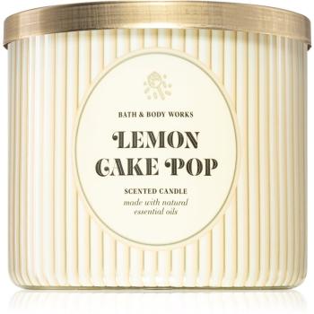 Bath & Body Works Lemon Cake Pop lumânare parfumată 411 g