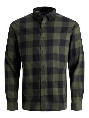 Jack&Jones Cămașă pentru bărbați JJEGINGHAM Slim Fit 12181602 Dusty Olive L