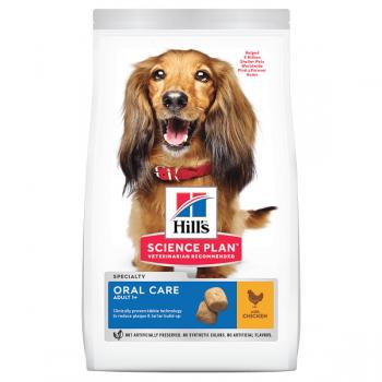Pachet 2 x Hill's SP Canine Adult Oral Care Pui, 12 Kg