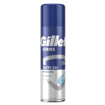 Gillette Revita gel de ras cu ceai verde (Revitalizing Shave gel) 200 ml