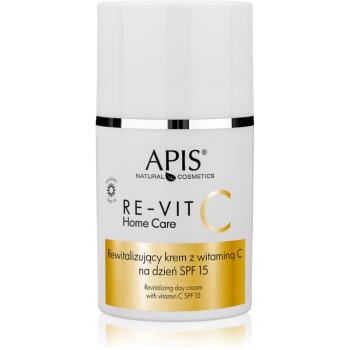 Apis Natural Cosmetics Re-Vit C Home Care crema hidratanta usoara SPF 15 50 ml