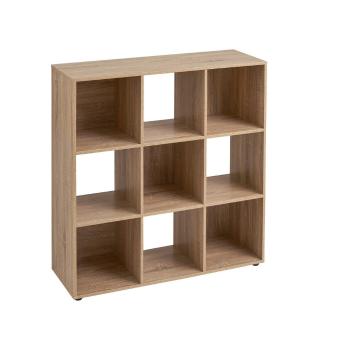 Bibliotecă   cu aspect de lemn de stejar 90x91,5 cm Cube – Casa Selección