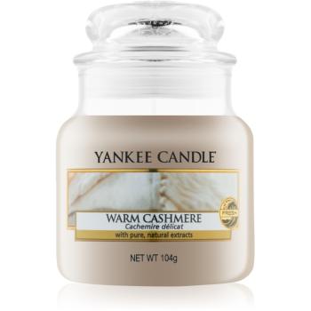 Yankee Candle Warm Cashmere lumânare parfumată Clasic mare 104 g