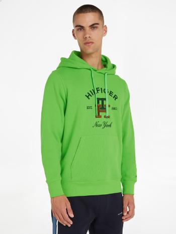 Tommy Hilfiger Curved Monogram Hoody Hanorac Verde