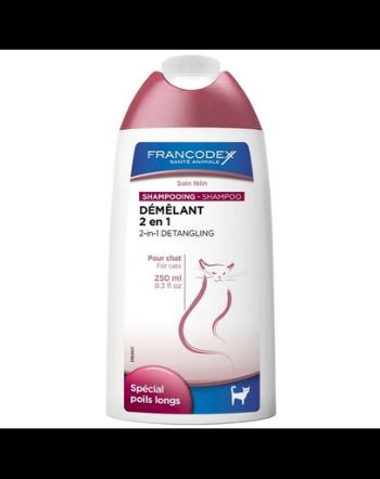 FRANCODEX Șampon 2in1 pentru pisici 250 ml
