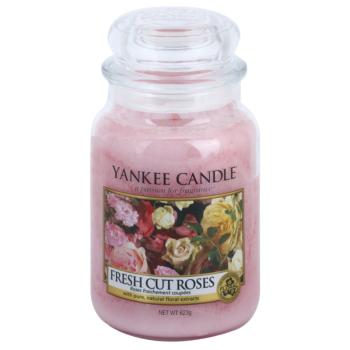 Yankee Candle Fresh Cut Roses lumânare parfumată Clasic mini 623 g