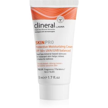 Ahava Clineral SKINPRO hidratant si pentru protectie solara pentru piele sensibila si intoleranta SPF 50 50 ml