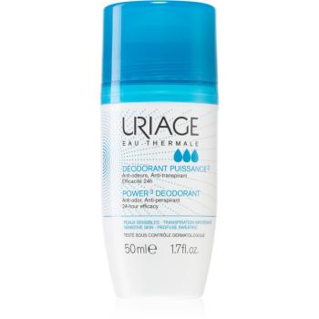 Uriage Hygiène Power3 Deodorant Deodorant roll-on impotriva petelor albe si galbene 50 ml