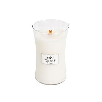 WoodWick Lumânare parfumată White Teak 609,5 g