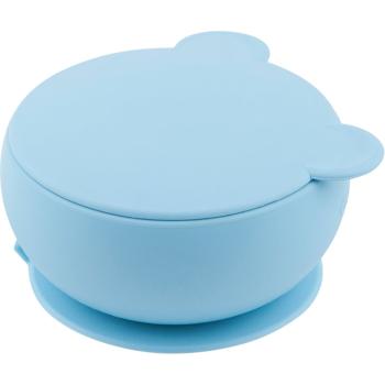 Minikoioi Suction Bowl bol din silicon cu ventuză Blue 1 buc