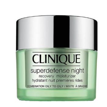 Clinique Cremă hidratantă de noapte pentru pielea mixtă chiar si grasă Superdefense (Night Recovery Moisturizer Combination To Oily Skin) 50 ml