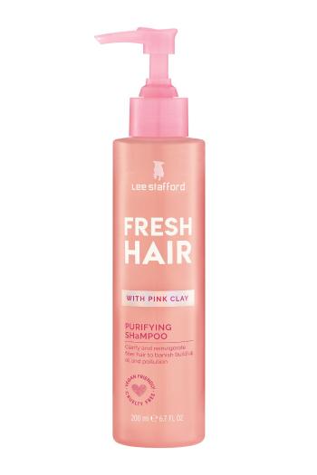 Lee Stafford Șampon de curățare cu argilă roz Fresh Hair (Purifying Shampoo) 200 ml