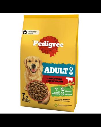 PEDIGREE Adult 7 kg cu vita si legume pentru caini de talie mare si medie