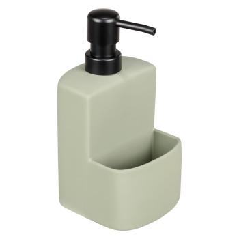 Dozator de săpun din ceramică Wenko Siena, verde deschis