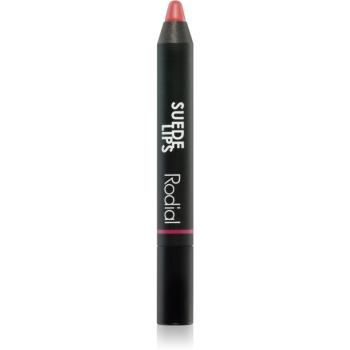 Rodial Suede Lips ruj mat in creion culoare Black Berry 2,4 g