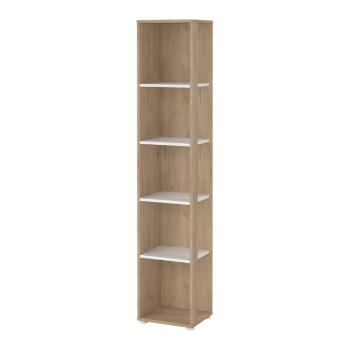 Bibliotecă albă/cu  aspect de lemn de stejar 41x205 cm Sign – Tvilum