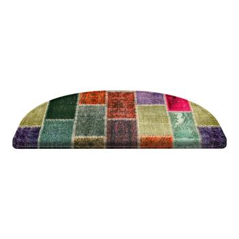 Covorașe pentru scări în set de 16 bucăți 65x20 cm Patchwork - Vitaus