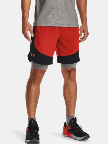 Under Armour UA HIIT Woven Colorblock Pantaloni scurți Portocaliu