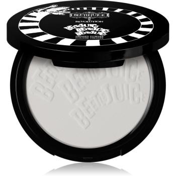 Makeup Revolution X Beetlejuice Never Trust the Living pudră transparentă compactă 7,5 g