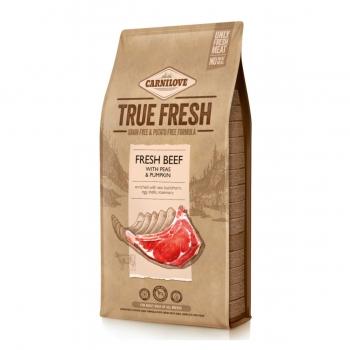 CARNILOVE True Fresh Adult S-XL, Vită proaspătă cu mazăre și dovleac, hrană uscată fără cereale câini, 11.4kg