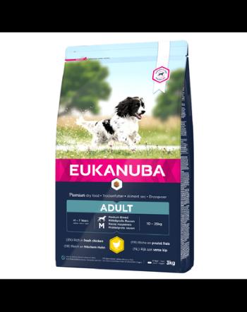 EUKANUBA Adult Medium Breeds Chicken 3 kg