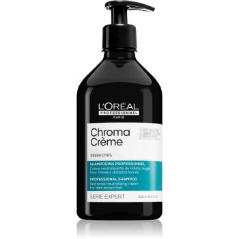 L’Oréal Professionnel Serie Expert Chroma Crème corector de păr pentru neutralizarea tonurilor de roșu pentru părul închis la culoare 500 ml