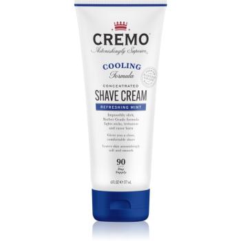 Cremo Refreshing Mint Cooling Shave Cream cremă de ras în tub pentru bărbați 177 ml