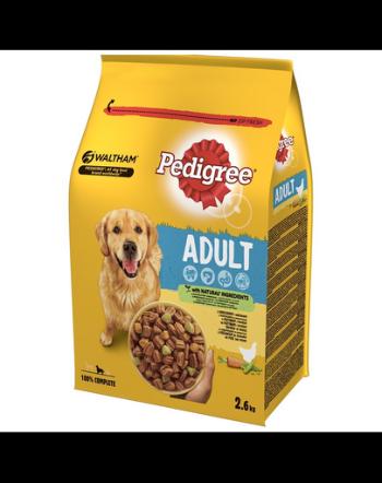 PEDIGREE Adult 3x2,6 kg hrana uscata completa pentru caini adulti, cu pui si legume