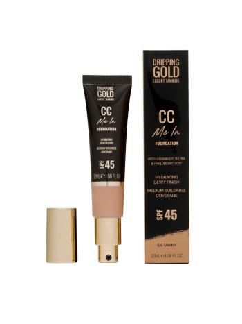 Dripping Gold Machiaj ușor hidratant și cremă CC SPF 45 Me In (CC Foundation) 32 ml 5.5 Tawny