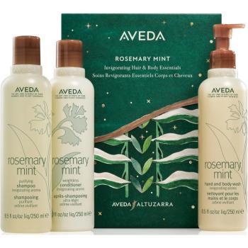 Aveda Holiday Rosemary Mint Invigorating Essentials set cadou (pentru corp si par)