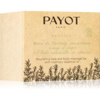 Payot Herbier Nourishing Face and Body Massage Bar crema de corp nutritiva cu uleiuri esentiale 50 buc