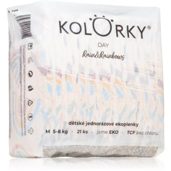 Kolorky Day Rain&Rainbow scutece ECO de unică folosință marimea M 5-8 Kg 21 buc