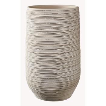 Vază din ceramică Big pots Ravenna, înălțime 30 cm, bej