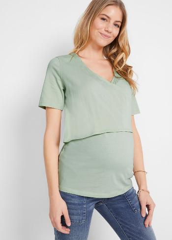 Bluză maternitate din bumbac bio