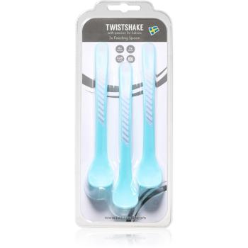 Twistshake Feeding Spoons linguriță 4+m Pastel Blue 3 buc