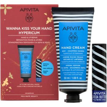 Apivita Hand Care Hypericum & Beeswax set cadou (pentru piele uscata)