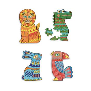 Puzzle creativ Djeco Animals