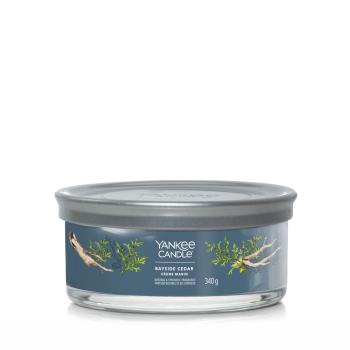 Yankee Candle Lumânare aromatica Signature tumbler medie Bayside Cedar 340 g