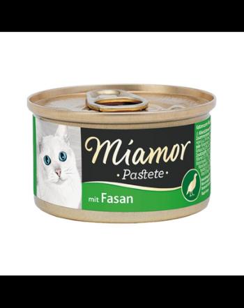 MIAMOR Pastete Pheasant 85g conserva pate pisica, cu fazan