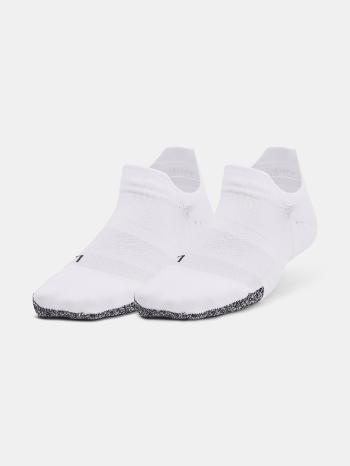 Under Armour UA Breathe 2 No Show Tab Set de 2 perechi de șosete Alb