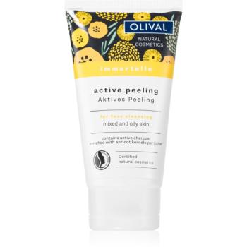 Olival Immortelle Active Peeling demachiant cu efect de peenling pentru ten gras și mixt 75 ml