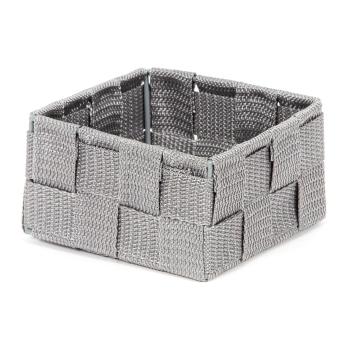 Organizator pentru baie Compactor Stan, 12 x 12 cm, gri